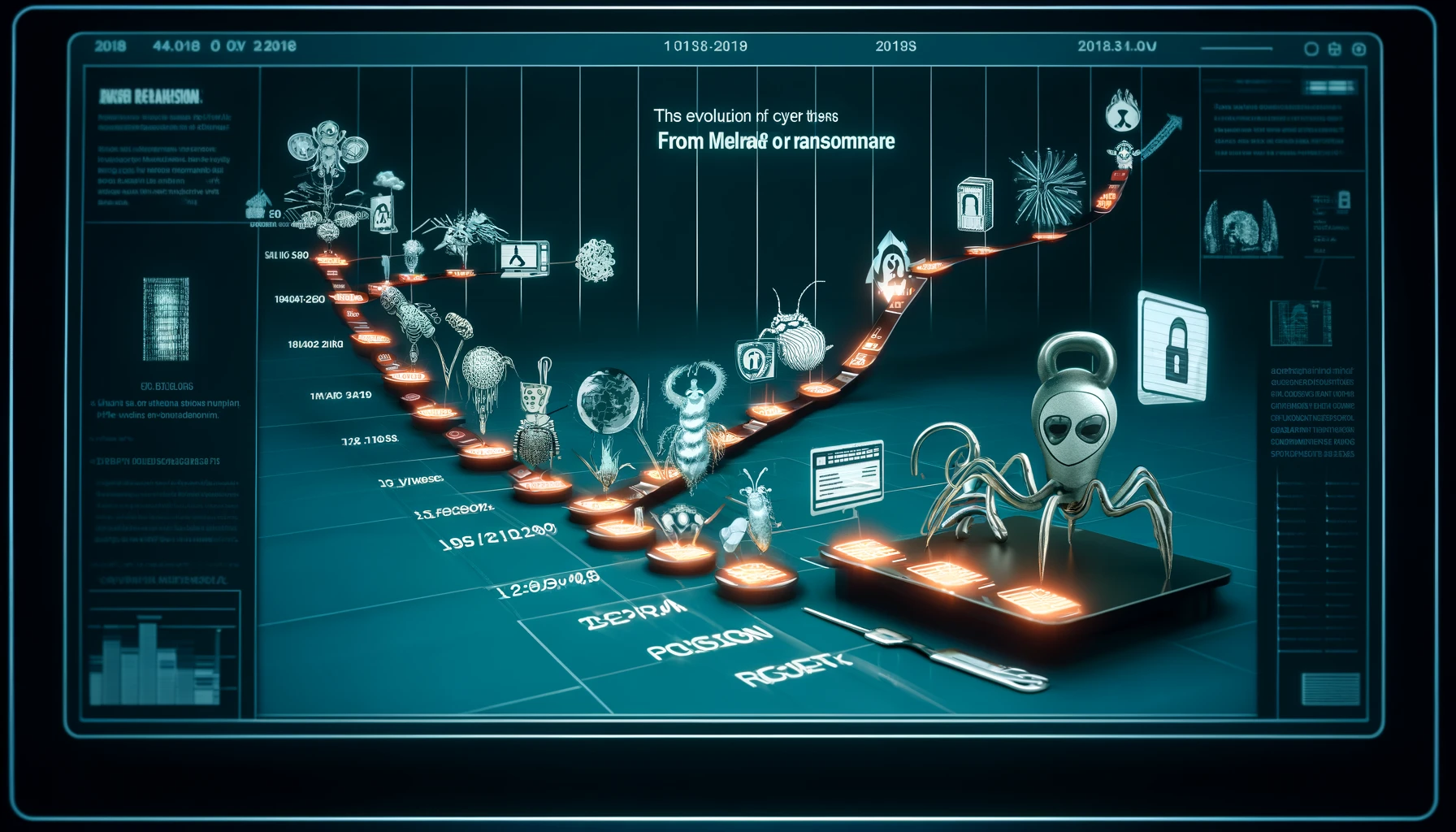 Cyberhotets Utveckling: Från Malware till Ransomware